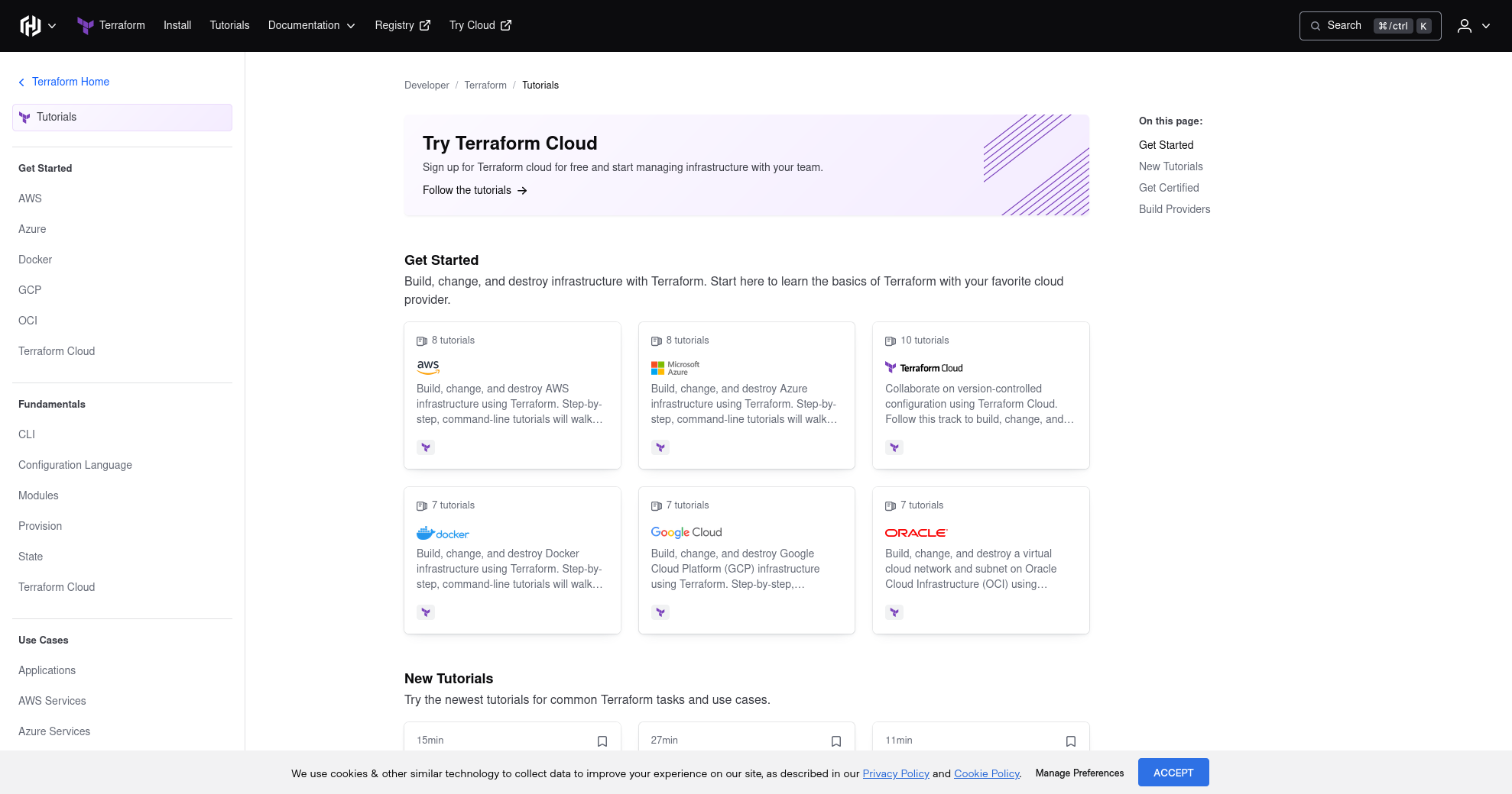 Terraform tutorials