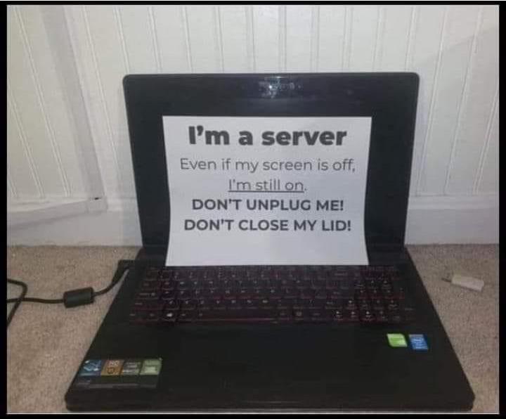 Server - Do not turn off