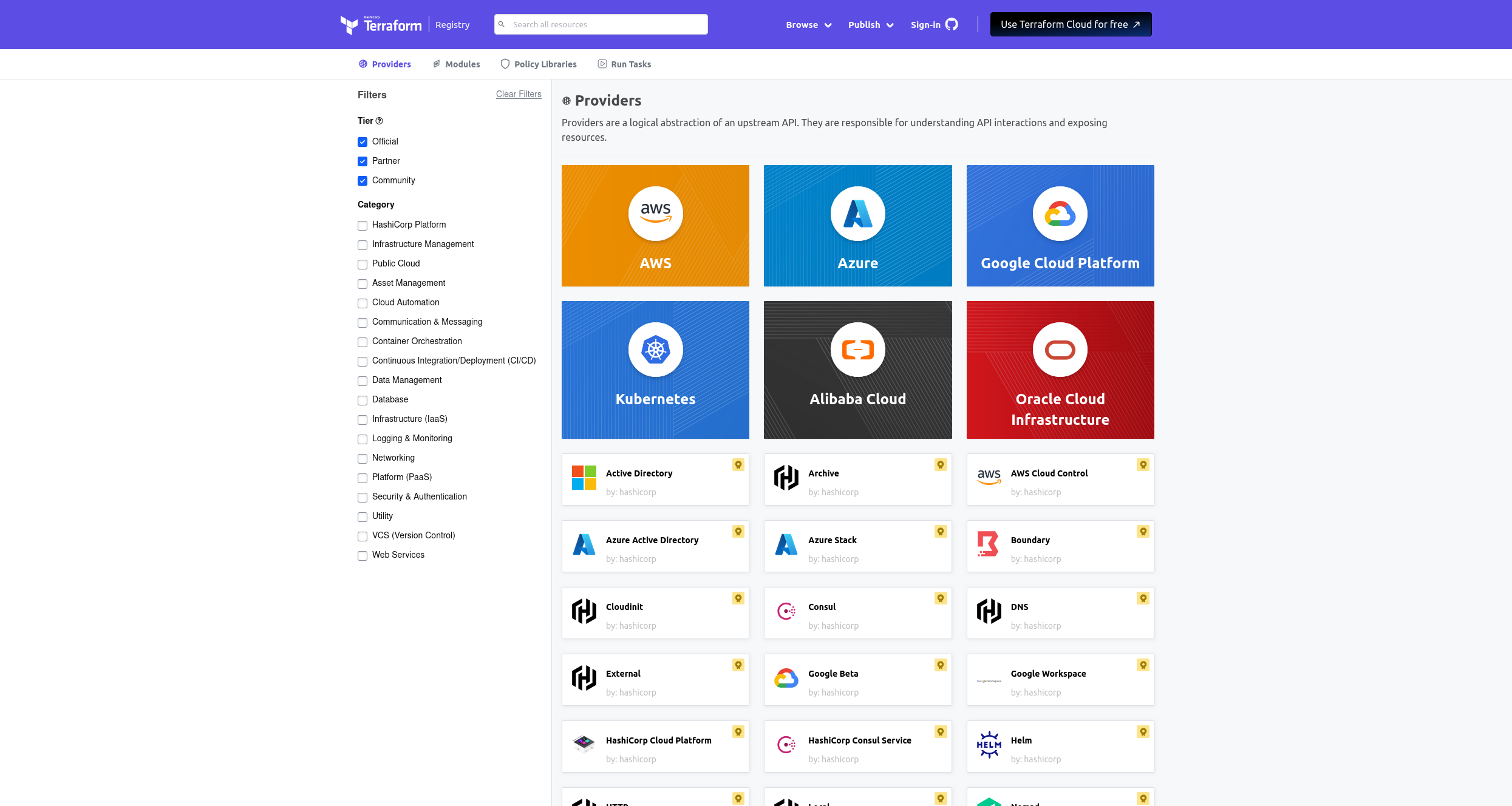 Terraform Registry